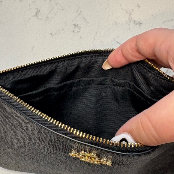 Coach Black Textured Wristlet - Picture 7 of 7